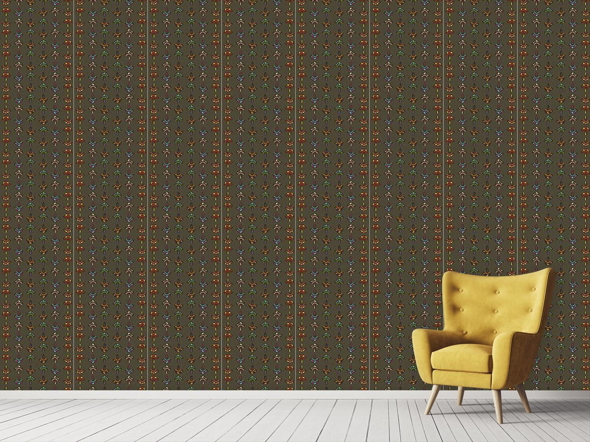 patterned-wallpaper-mushroom-fun