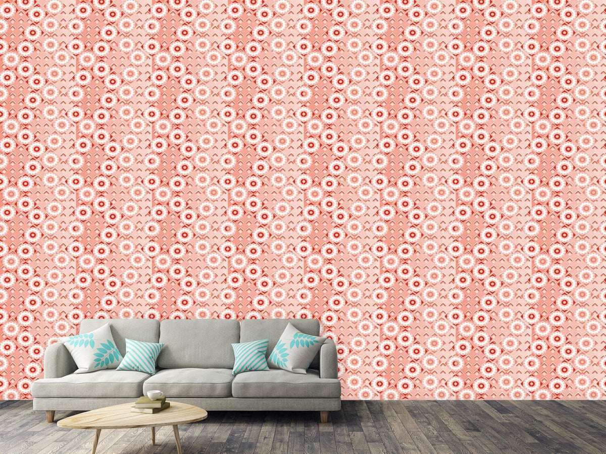 patterned-wallpaper-candy-flowers-on-mosaic