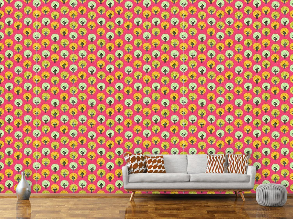 patterned-wallpaper-fruit-orchard