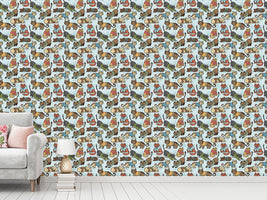 patterned-wallpaper-winter-cats