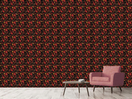 patterned-wallpaper-khokhloma