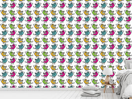 patterned-wallpaper-four-cute-birds