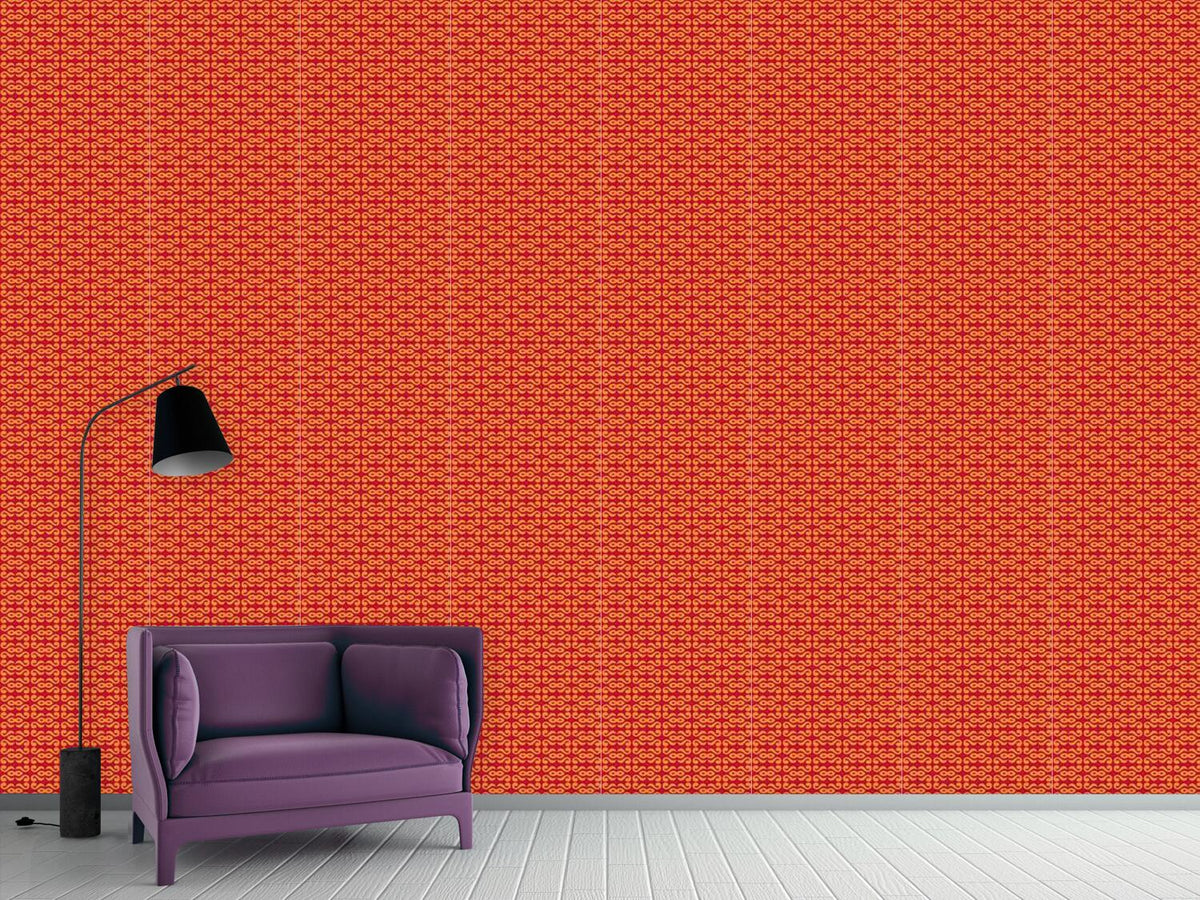 patterned-wallpaper-continous-web-orange