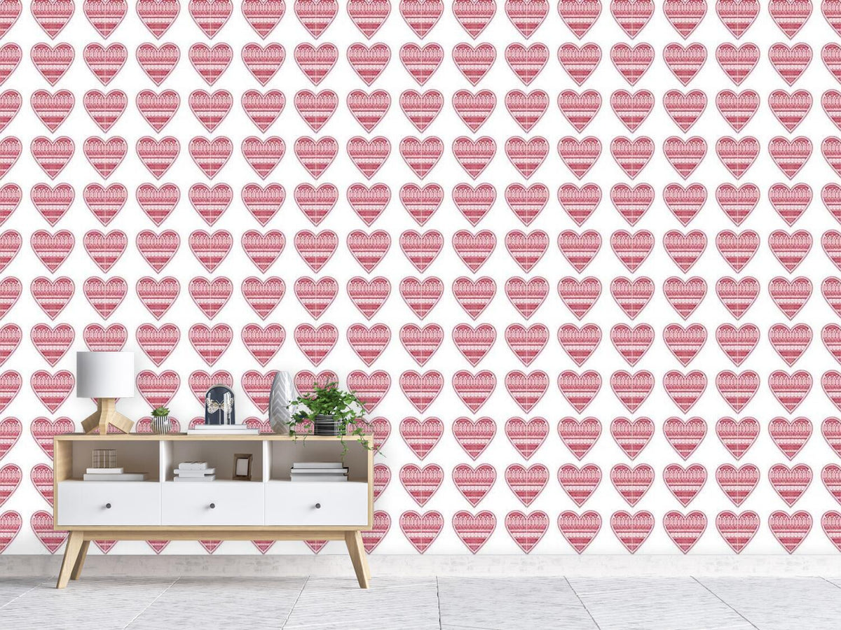 patterned-wallpaper-heart-for-knitting