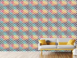 patterned-wallpaper-radioactive-color-geometry