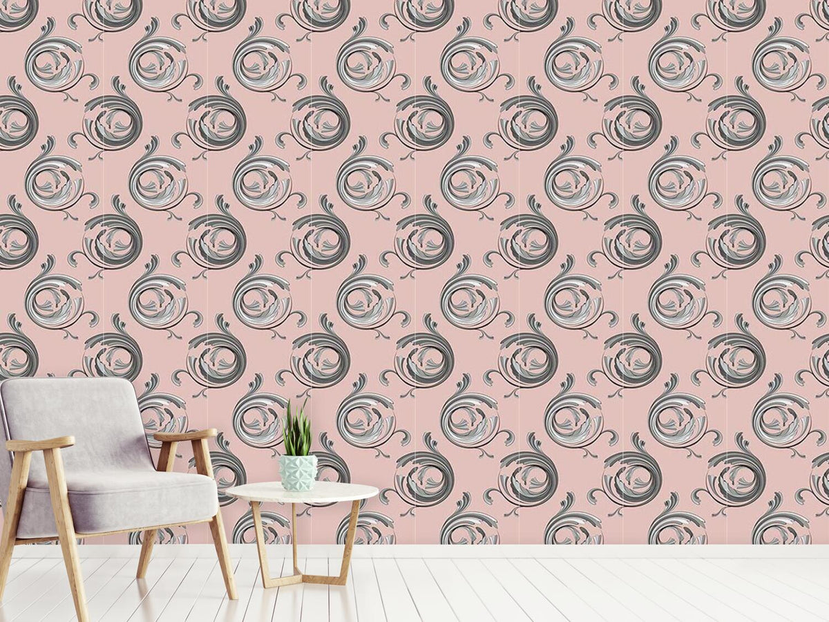 patterned-wallpaper-circle-curlicues