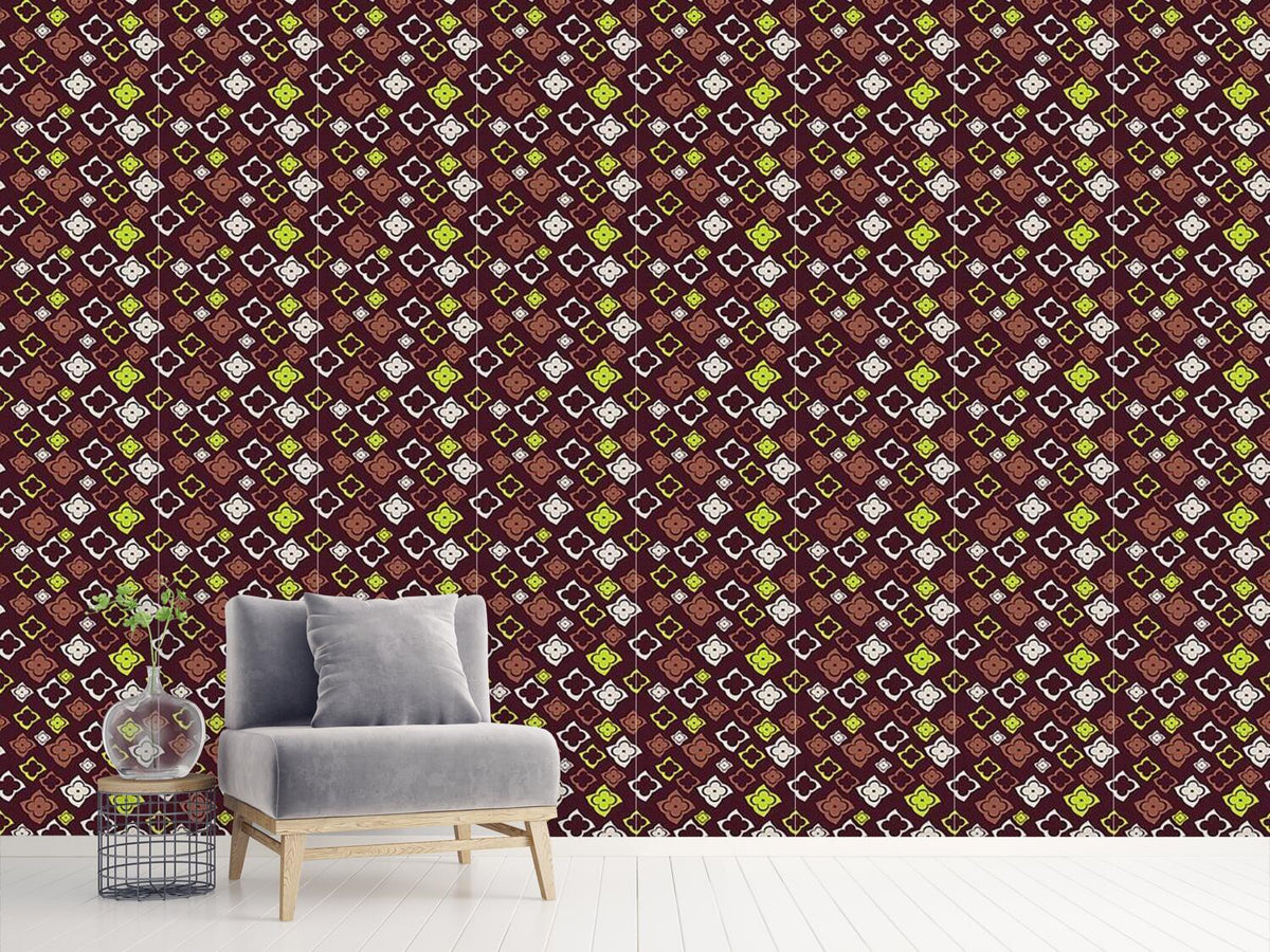 patterned-wallpaper-chestnut-flowers