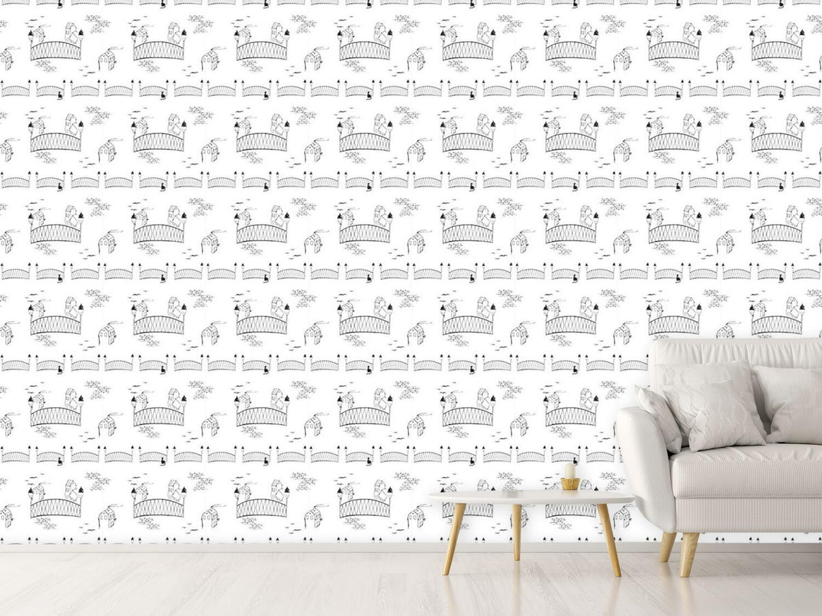 patterned-wallpaper-kitten-bridge-white