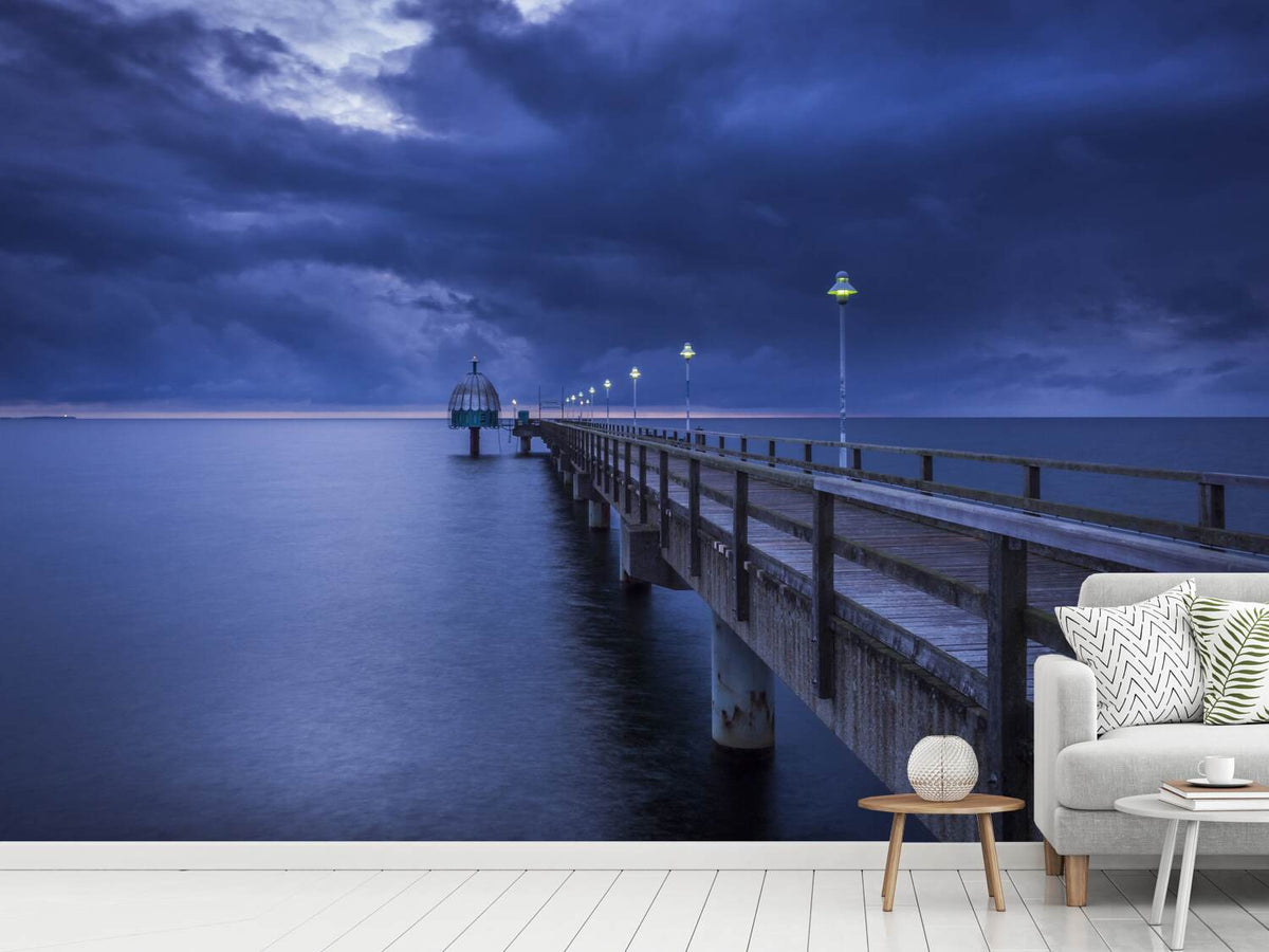 photo-wallpaper-pier-at-night