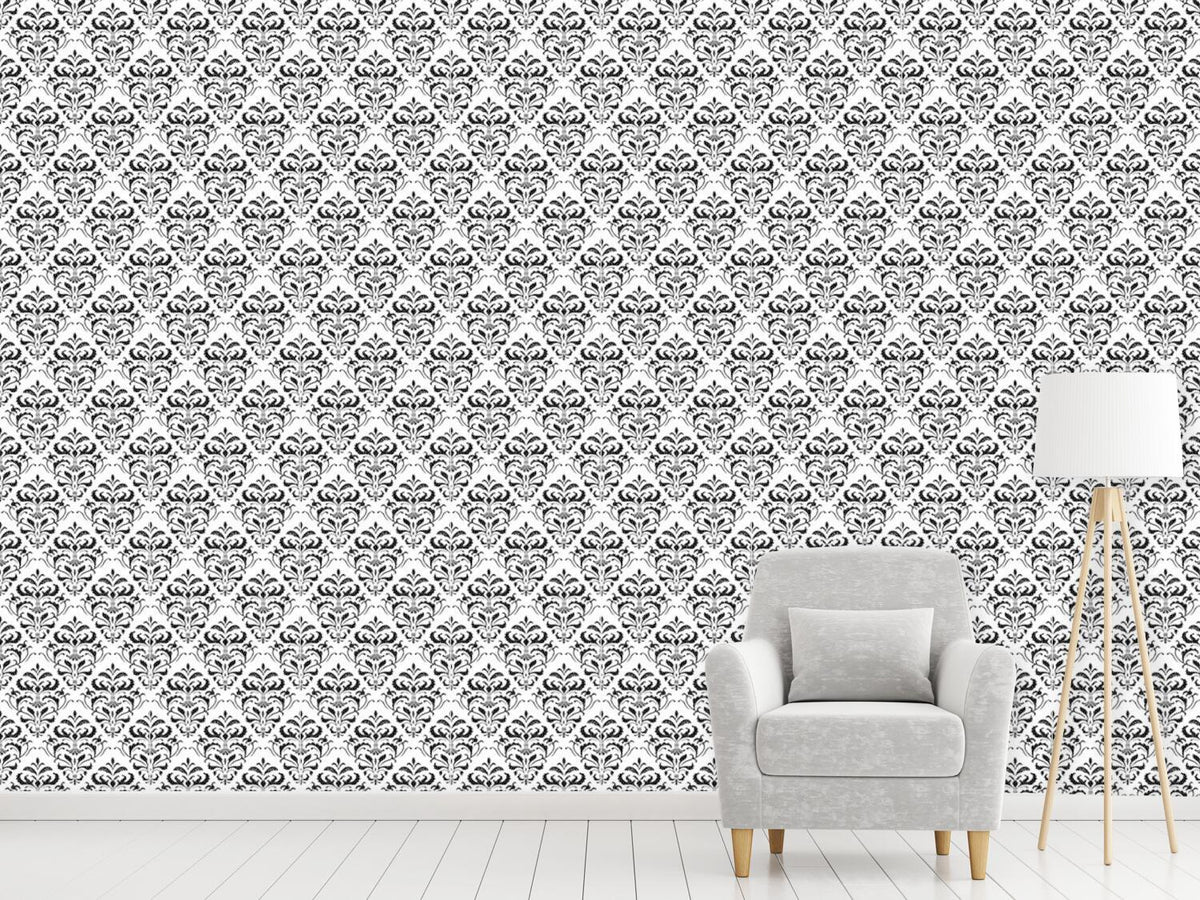 patterned-wallpaper-black-white-baroque