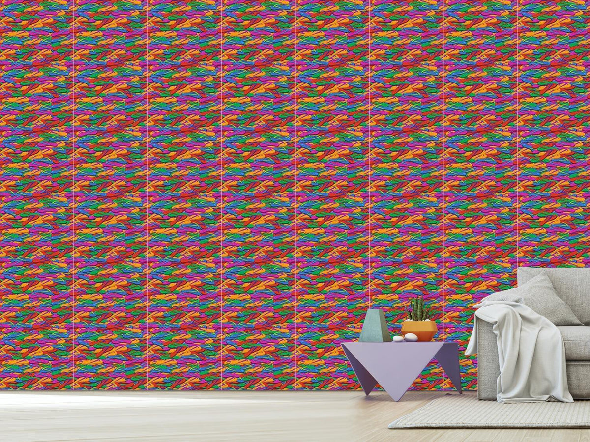 patterned-wallpaper-flip-flop