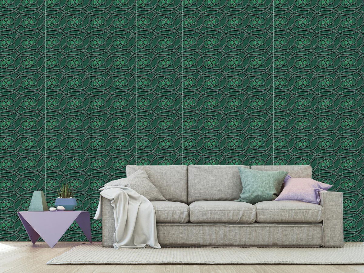 patterned-wallpaper-celtic-emerald