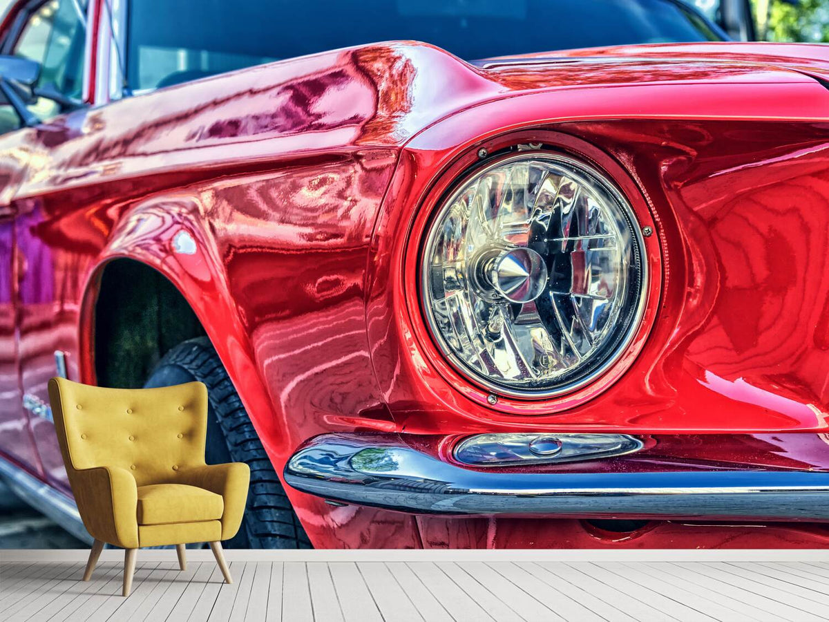 photo-wallpaper-red-vintage-car