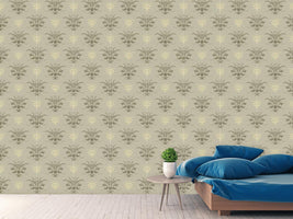 patterned-wallpaper-bouquet-floral