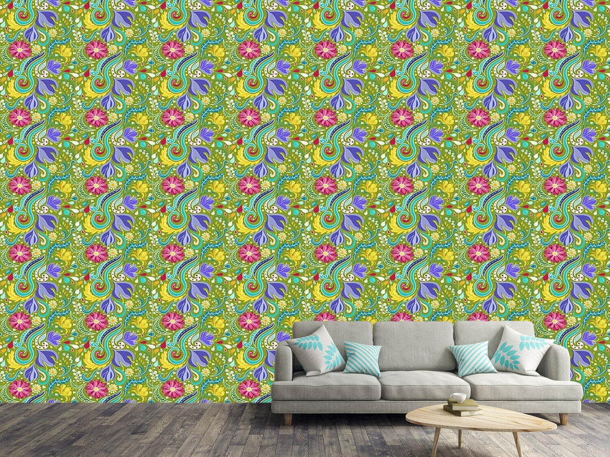 patterned-wallpaper-fantasy-flora