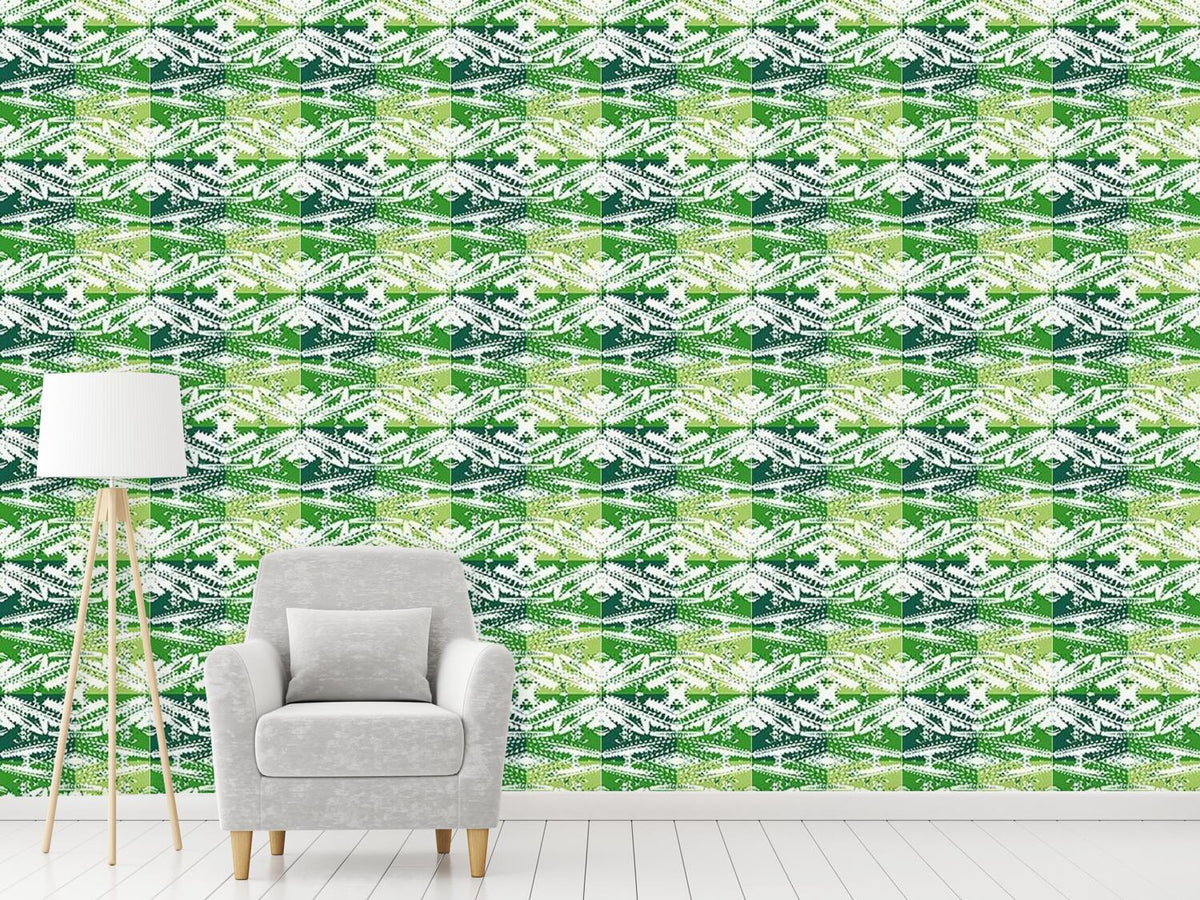 patterned-wallpaper-cactus-art-on-check