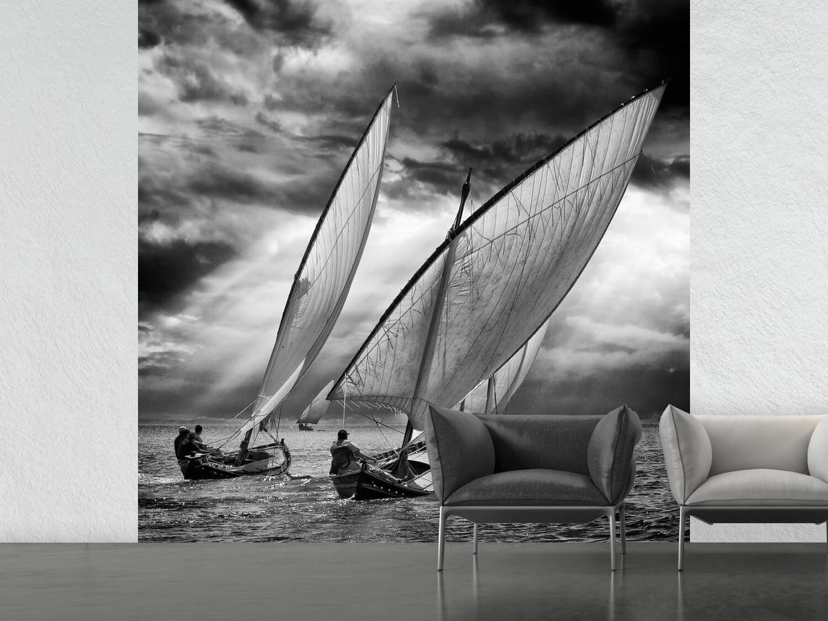 photo-wallpaper-sailboats-and-light