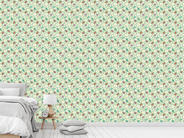 patterned-wallpaper-ladybugs-love-flowers