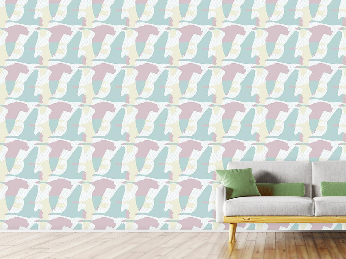 patterned-wallpaper-flying-goose-pastel