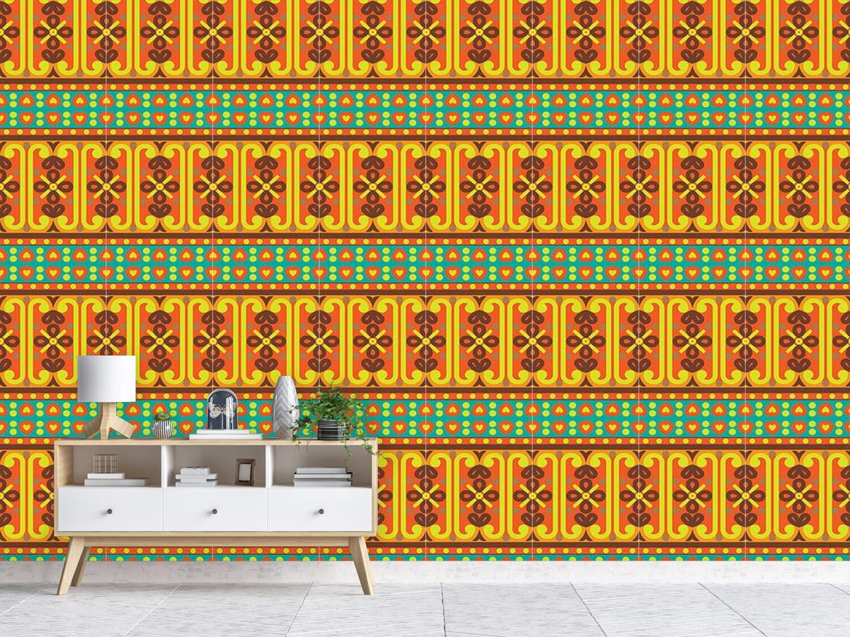 patterned-wallpaper-oriental-ethno-bordure