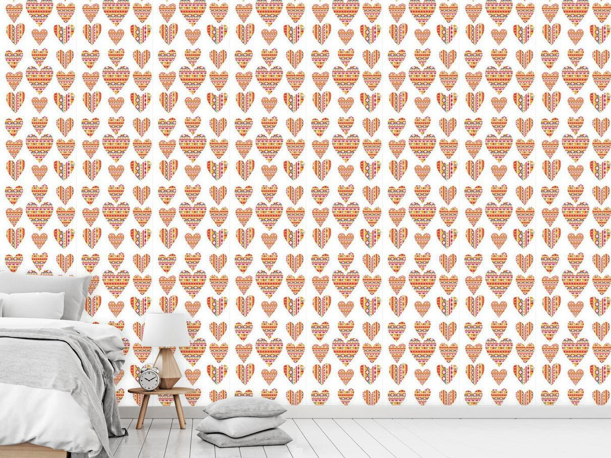 patterned-wallpaper-tribal-hearts