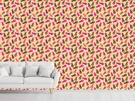 patterned-wallpaper-bouncing-bunnies-pink