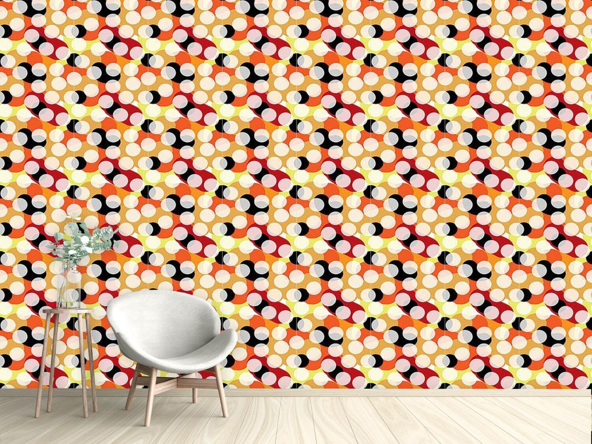 patterned-wallpaper-aboriginal-colors