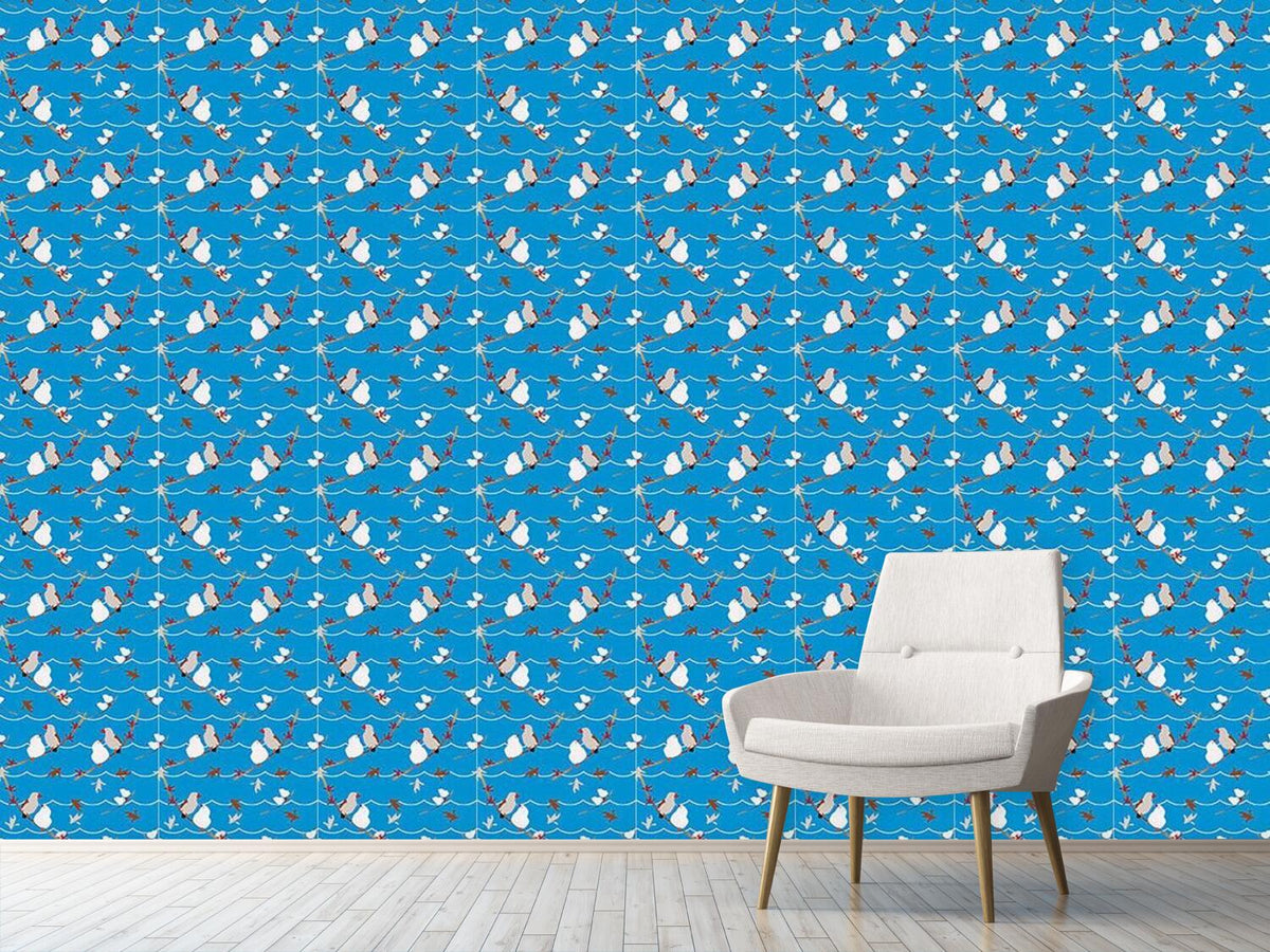 patterned-wallpaper-lovebirds-blue