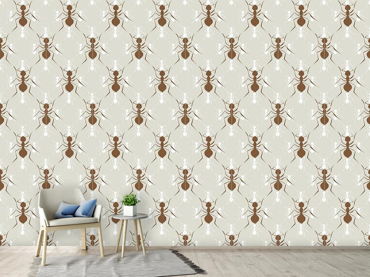 patterned-wallpaper-ants