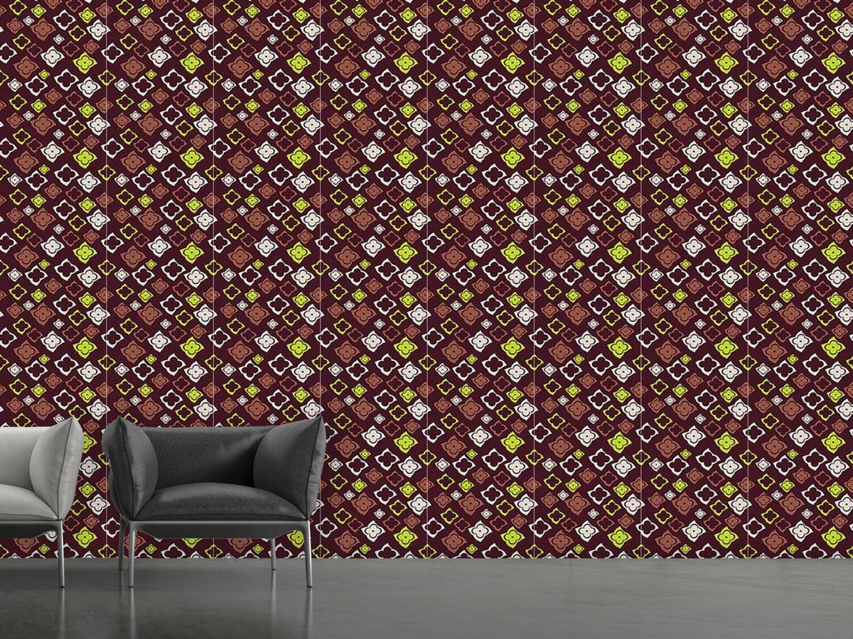 patterned-wallpaper-chestnut-flowers