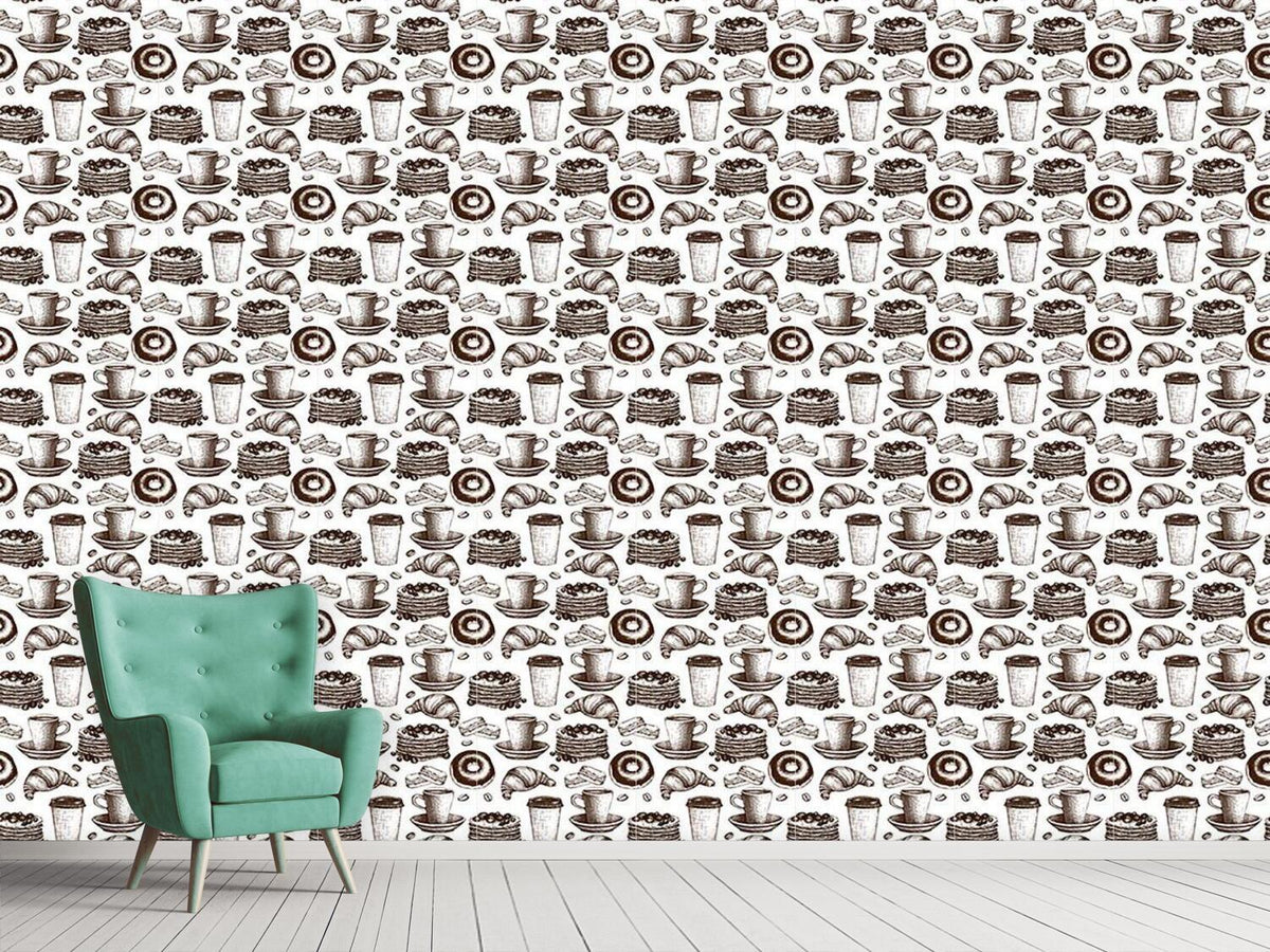 patterned-wallpaper-vintage-coffee-break