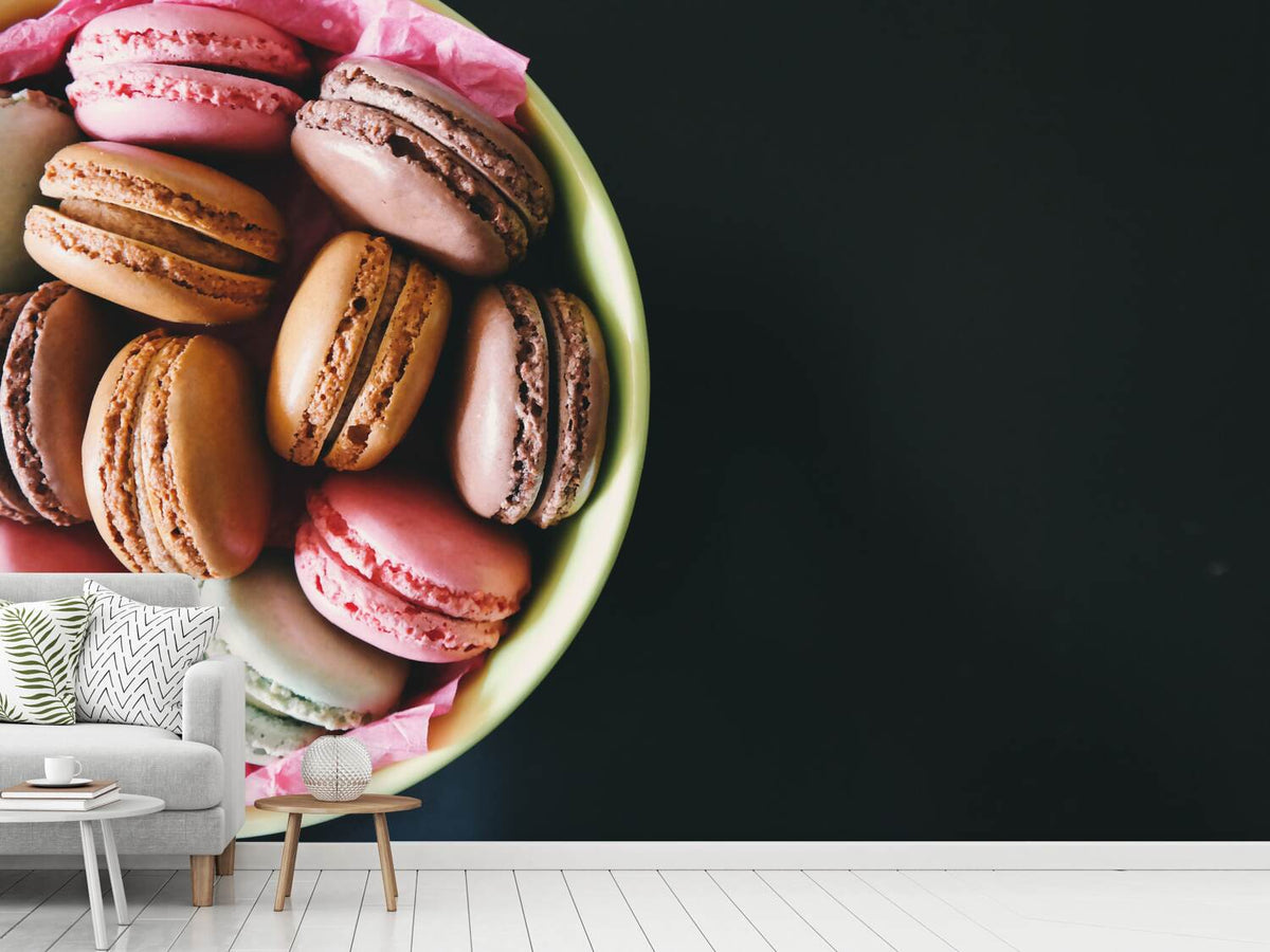 photo-wallpaper-a-bowl-of-macaroons