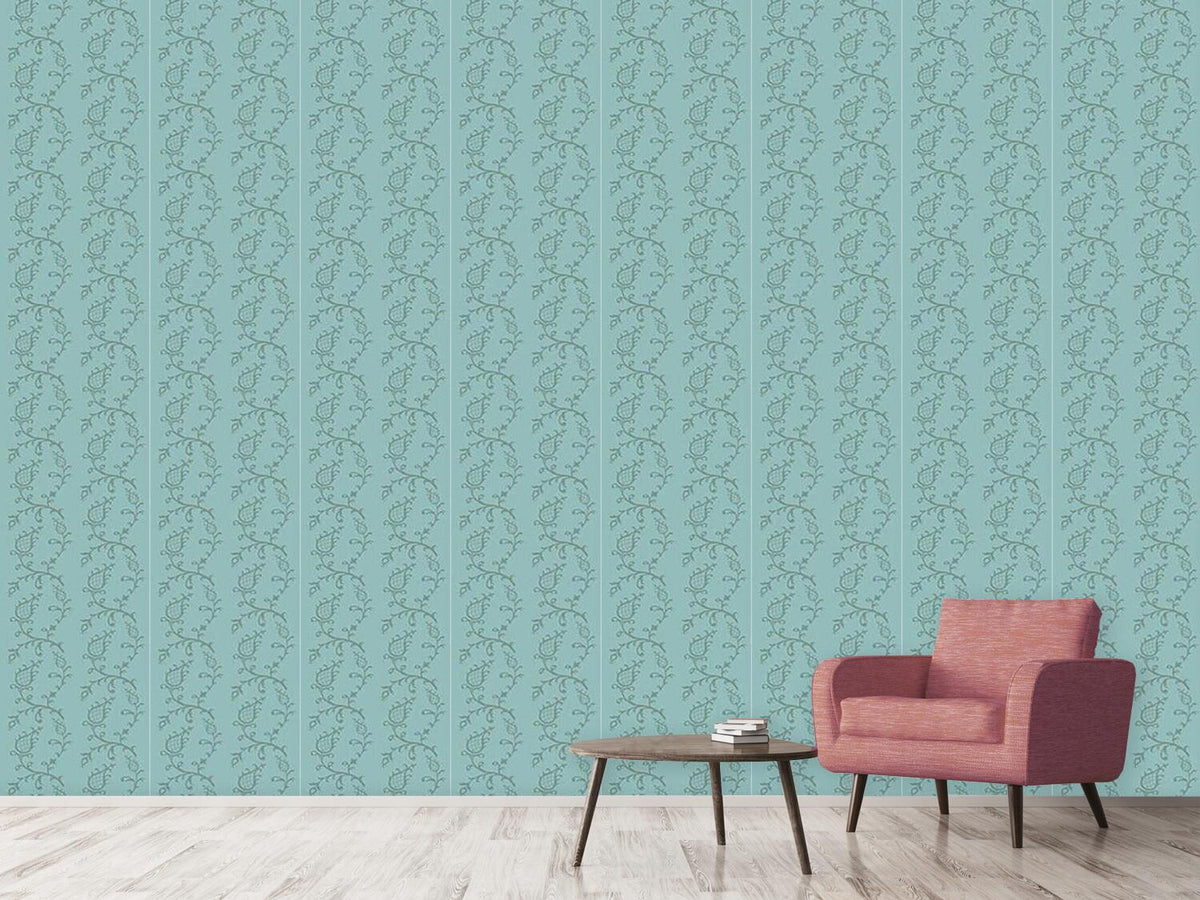 patterned-wallpaper-cinderella-blue