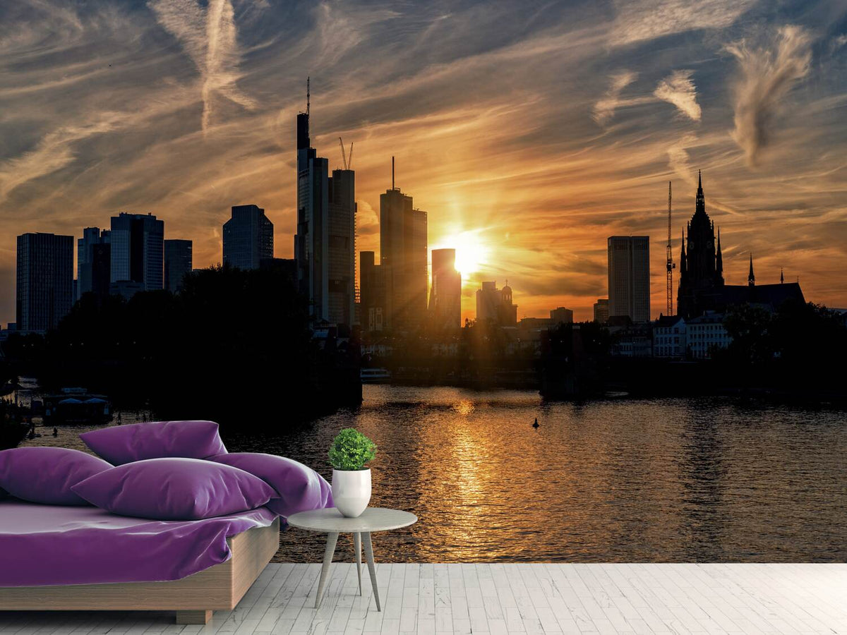 photo-wallpaper-sunset-on-the-skyline