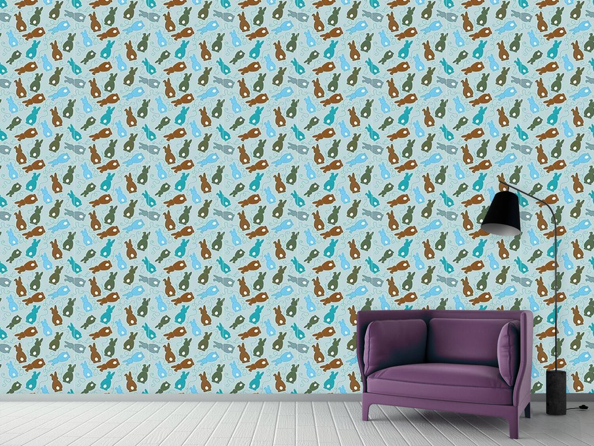 patterned-wallpaper-bouncing-bunnies-blue