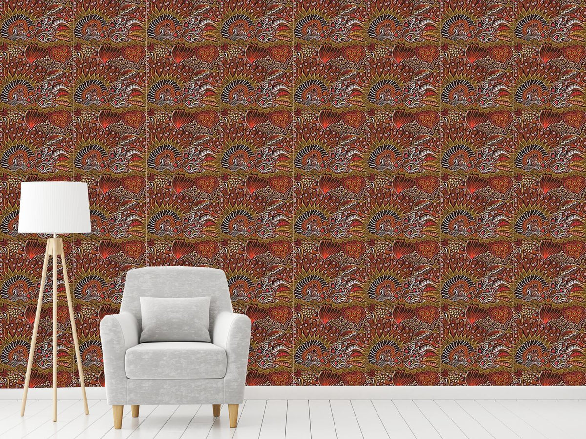 patterned-wallpaper-reefgarden-in-the-autumn-dress