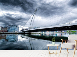 photo-wallpaper-samuel-beckett-bridge-with-clouds