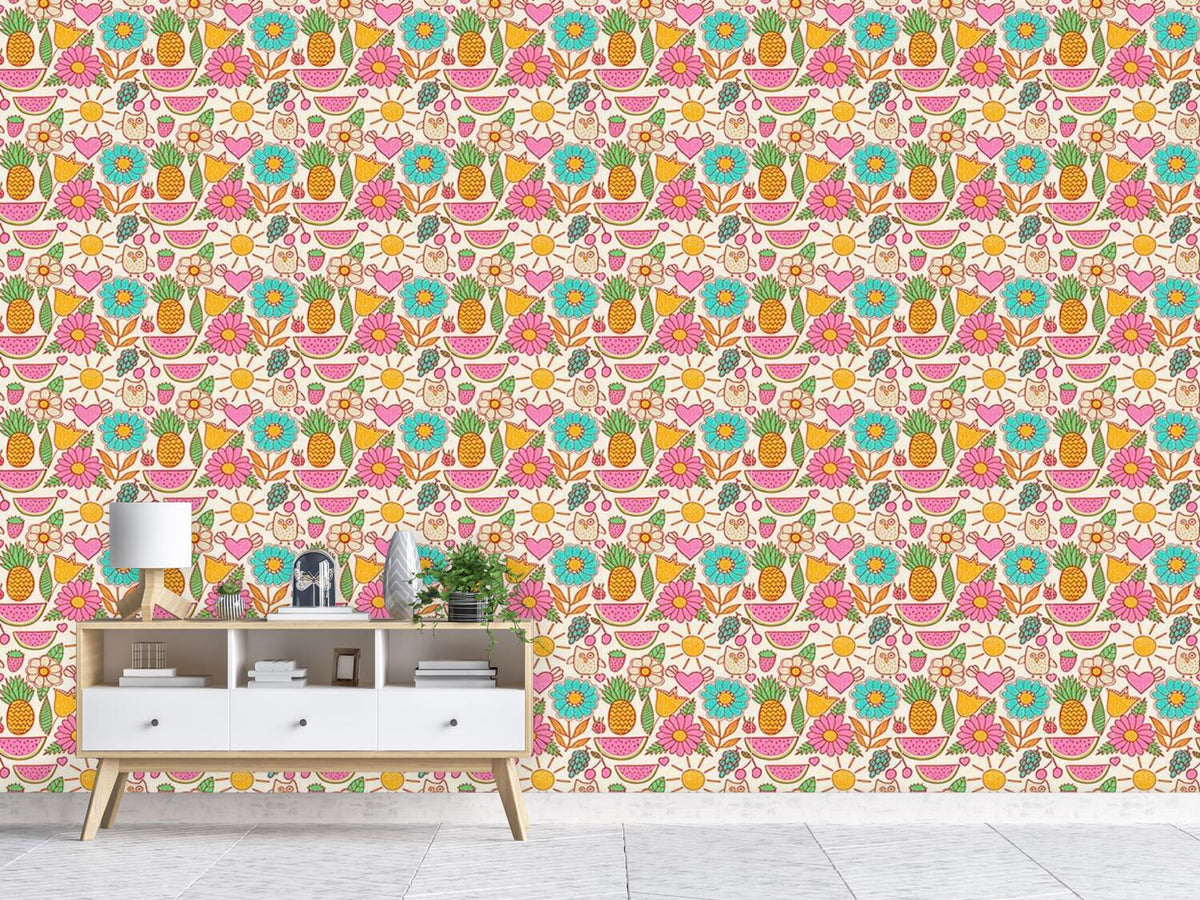 patterned-wallpaper-owls-on-vacation