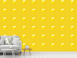 patterned-wallpaper-honeycomb