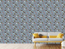 patterned-wallpaper-picking-mushrooms