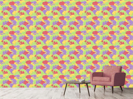 patterned-wallpaper-cuddle-cats