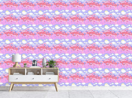 patterned-wallpaper-rainbow-wonderland-pink