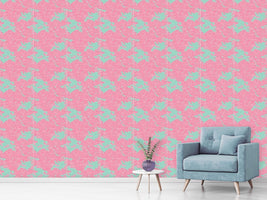 patterned-wallpaper-vintage-flowers-pink