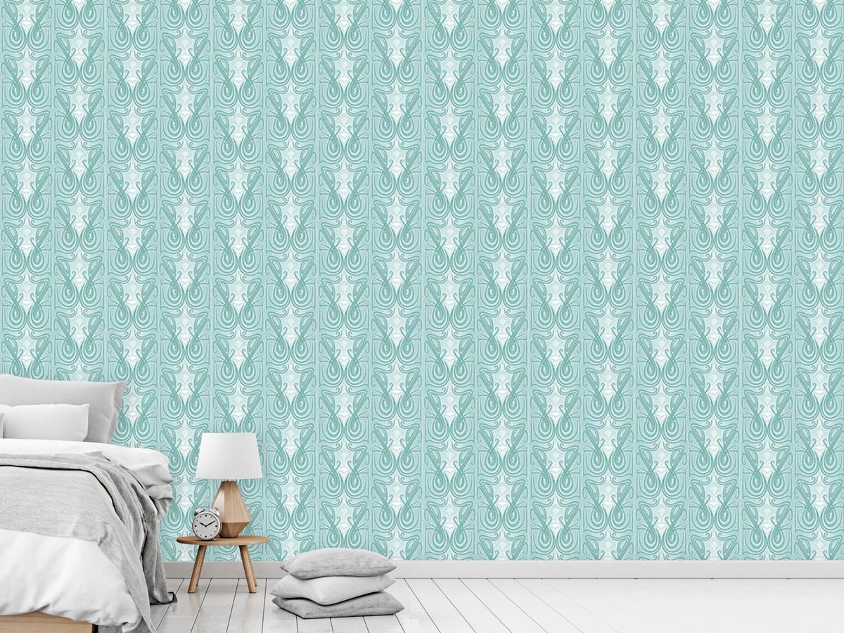 patterned-wallpaper-undine-aqua