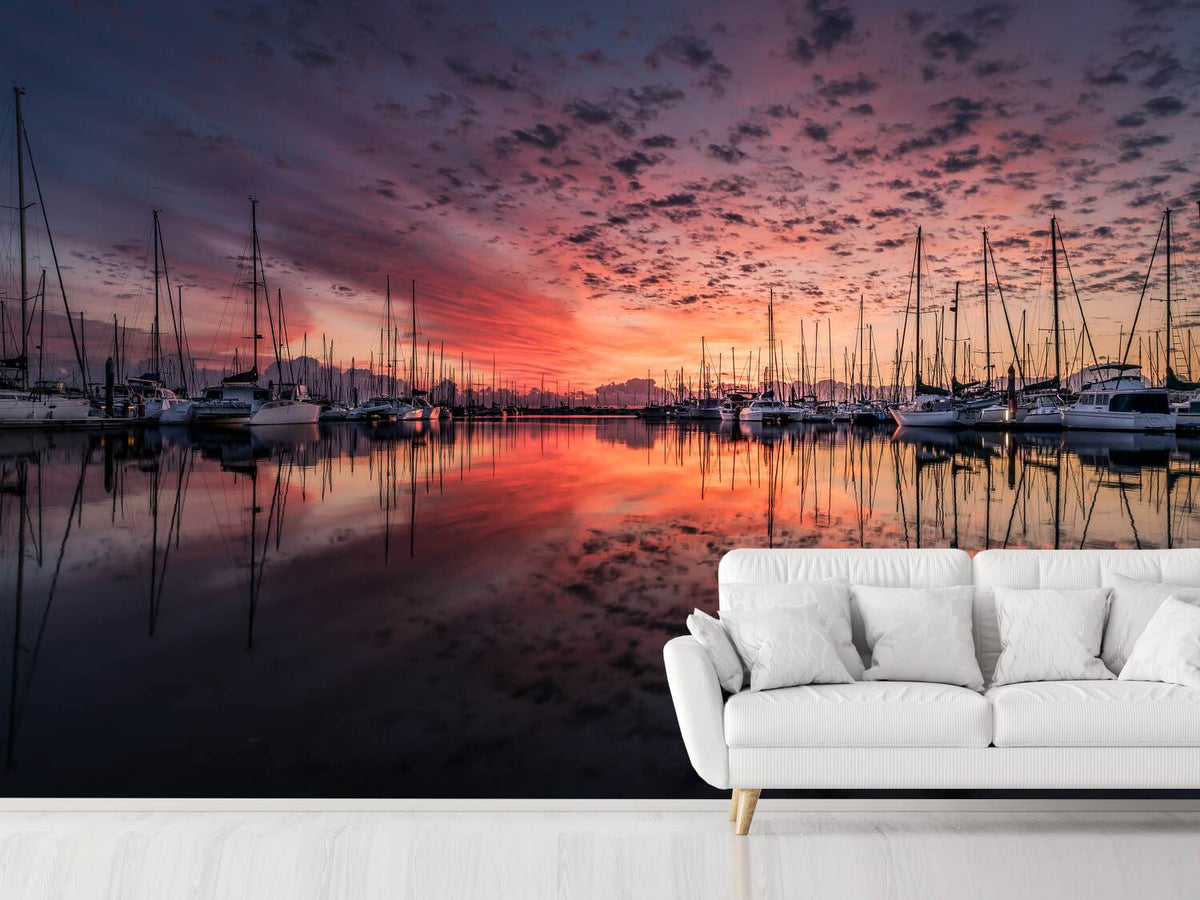 photo-wallpaper-evening-mood-in-the-harbor