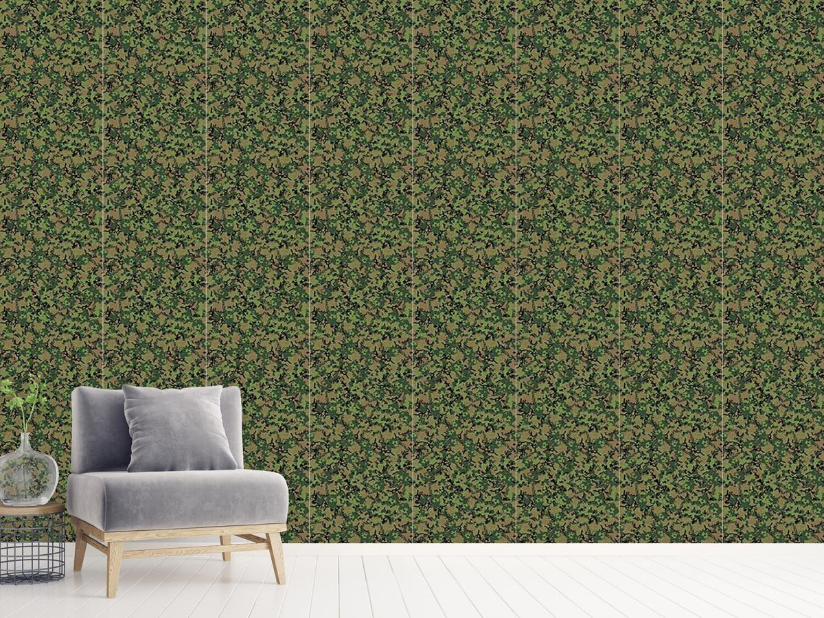 patterned-wallpaper-forest-camouflage