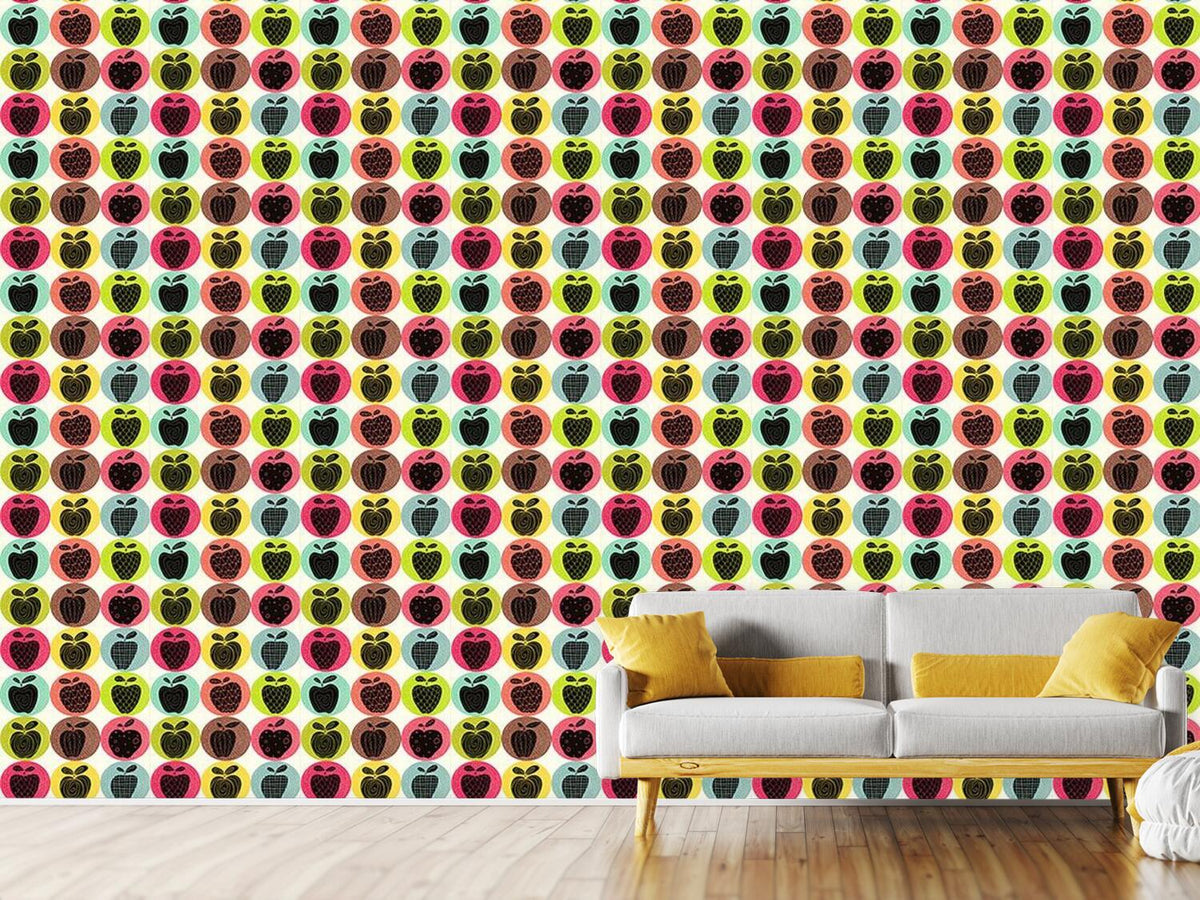 patterned-wallpaper-an-apple-a-day