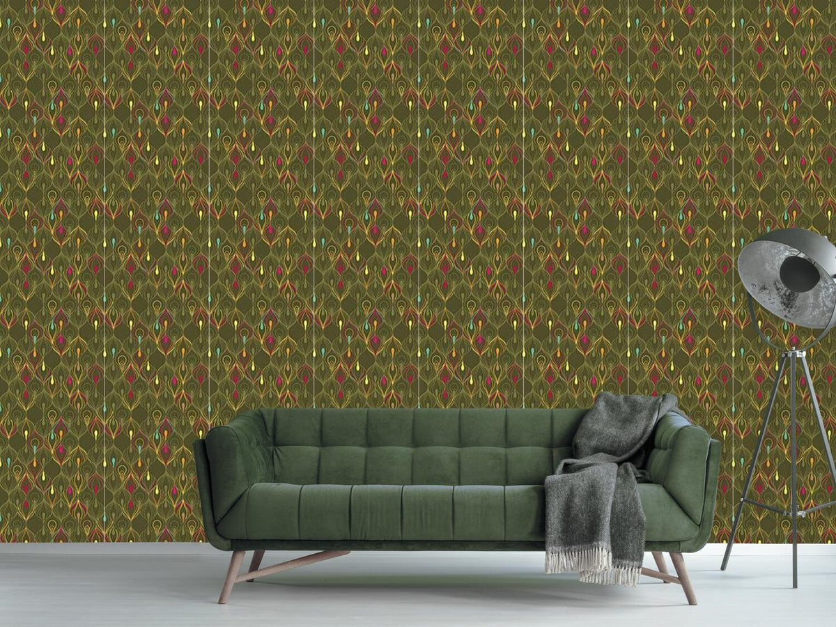 patterned-wallpaper-peacock