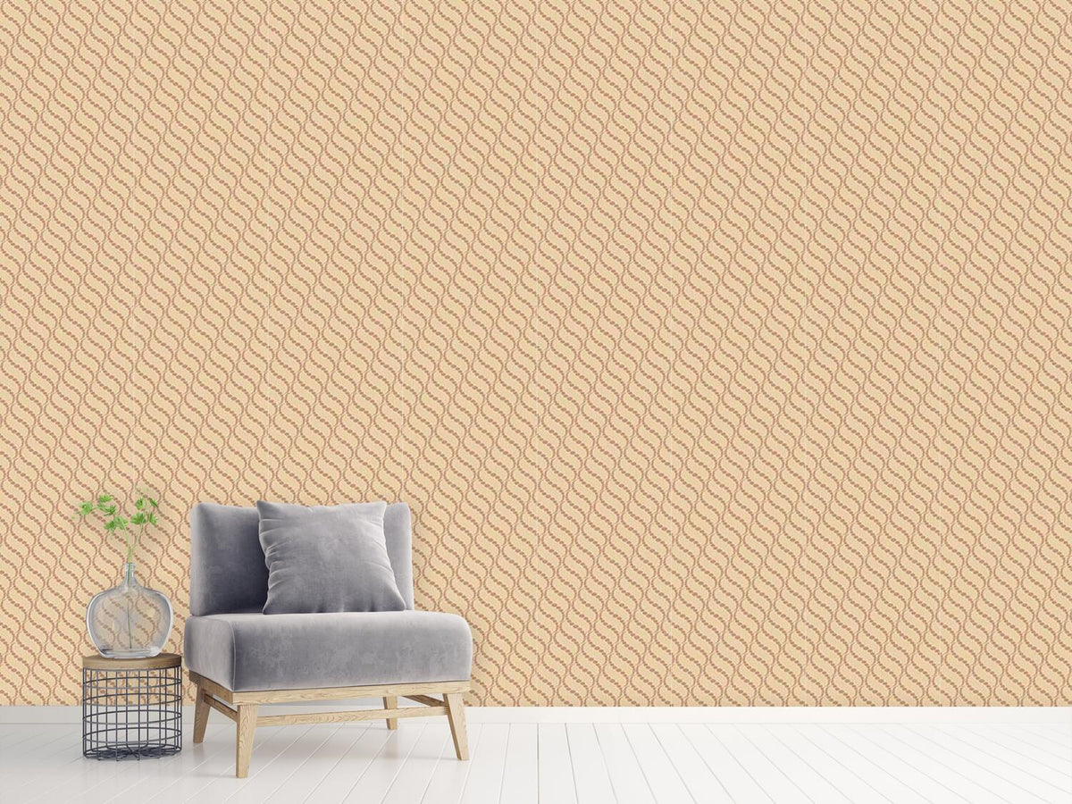 patterned-wallpaper-wavy-dots-beige